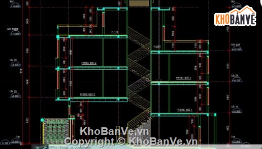 nhà phố 4 tầng,file cad nhà phố 4 tầng,nhà phố 4 tầng cad,cad nhà phố 4 tầng