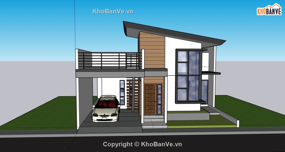 Nhà phố 2 tầng,file su nhà phố 2 tầng,nhà phố 2 tầng file sketchup,nhà phố 2 tầng file su,model su nhà phố 2 tầng