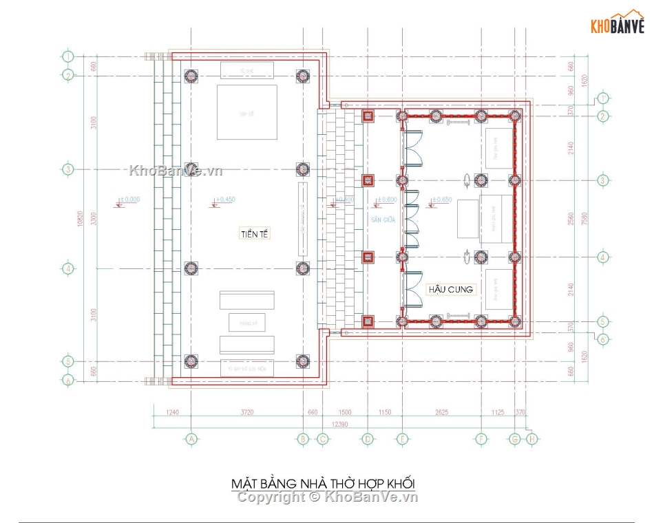 nhà thờ 3 gian,nhà 3 gian,nhà thờ