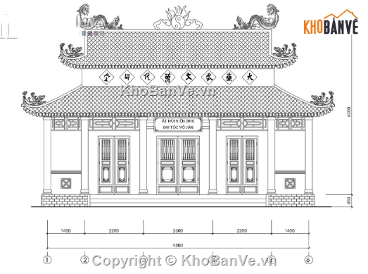 Nhà thờ họ,cad nhà thờ họ,file cad nhà thờ họ,nhà thờ họ file cad
