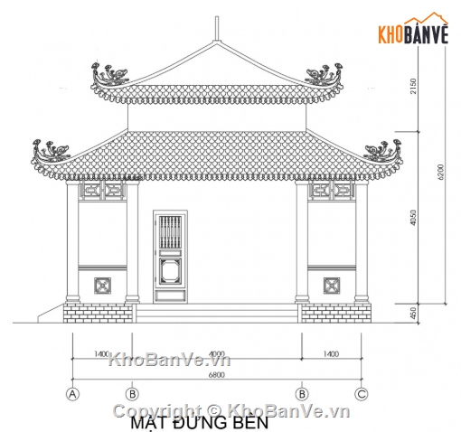 Nhà thờ họ,cad nhà thờ họ,file cad nhà thờ họ,nhà thờ họ file cad