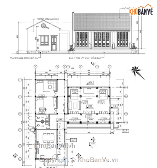 Nhà thờ họ,cad nhà thờ họ,file cad nhà thờ họ,nhà thờ họ file cad