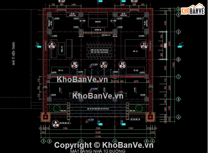 nhà thờ 3 gian,Nhà thờ họ 3 gian,Nhà thờ họ