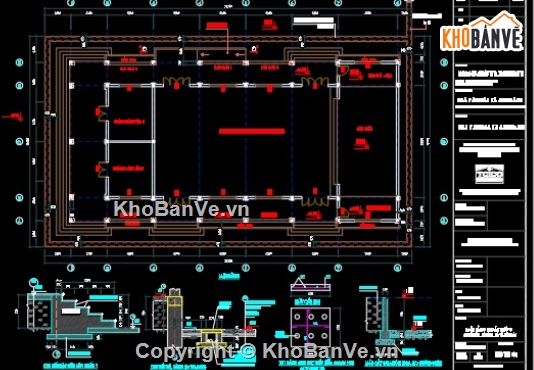file cad nhà văn hóa,nhà văn hóa file cad,Nhà văn hóa Autocad