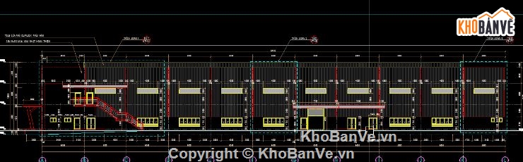 nhà xưởng 2 tầng,file cad nhà xưởng,nhà xưởng 2 tầng file cad