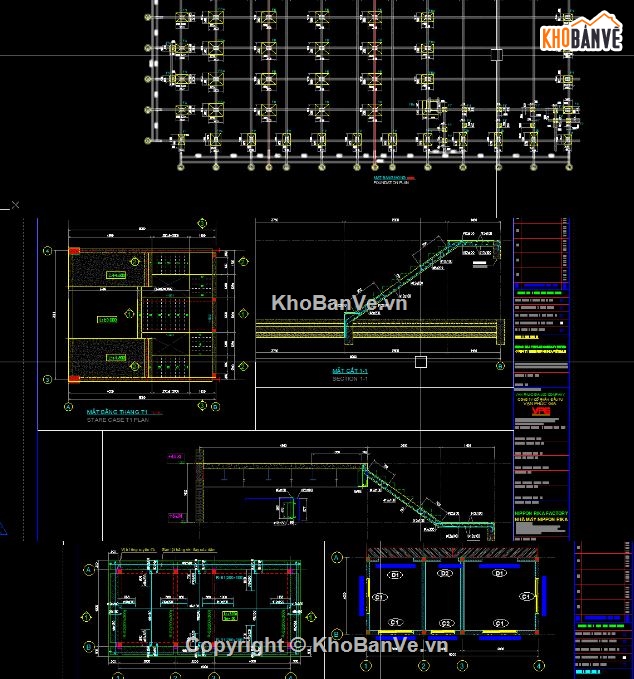 nhà xưởng 2 tầng,file cad nhà xưởng,nhà xưởng 2 tầng file cad