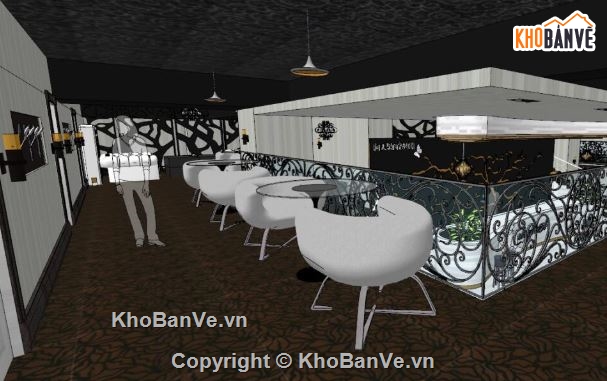 sketchup quán karaoke,file sketchup quán karaoke,nội thất quán karaoke,model su nội thất karaoke,file su nội thất quán karaoke