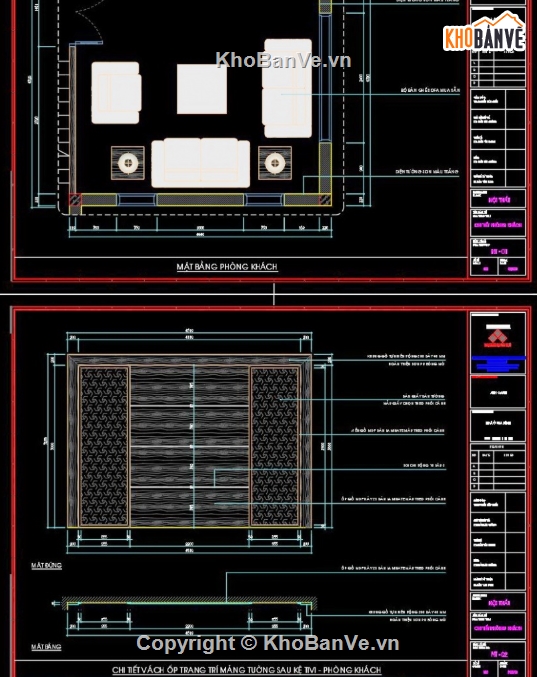 Nội thất,cad nội thất biệt thự,nội thất biệt thự cad