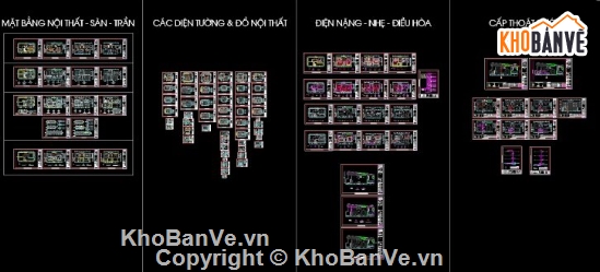 nội thất biệt thự 3 tầng,cad nội thất,file cad nội thất biệt thự