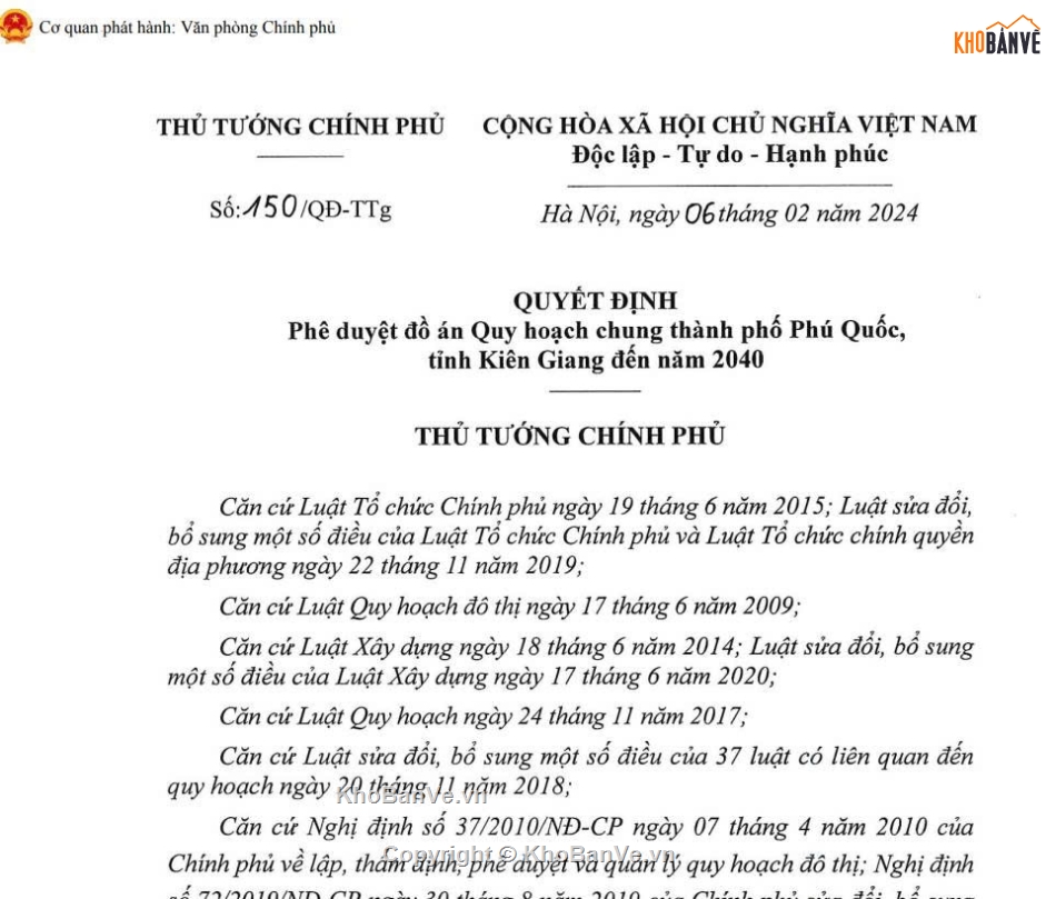 quy hoạch thành phố,Đồ án quy hoạch,quy hoạch chung,quy hoạch phú quốc