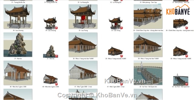 bản vẽ chùa vẽ Sketchup,bản vẽ chùa 3Dmax,bản vẽ đình chùa,bản vẽ nhà thờ đình chùa,bản vẽ đền thờ,Filethietke đình chùa đền nhà thờ