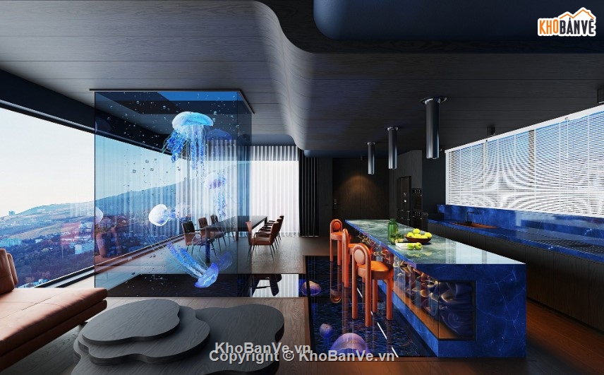 phòng khách đẹp,phòng bếp sketchup,sketchup phòng khách,khách bếp đẹp