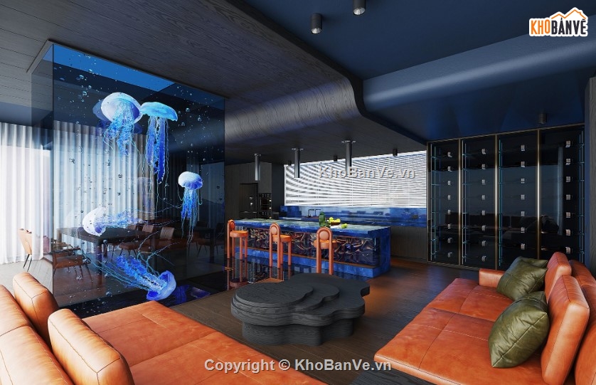 phòng khách đẹp,phòng bếp sketchup,sketchup phòng khách,khách bếp đẹp