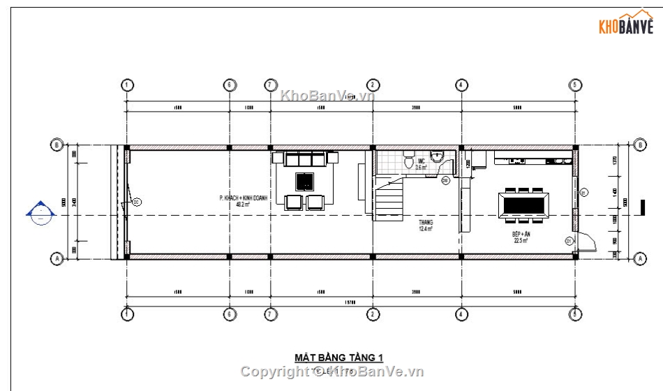 nhà phố 3 tầng,nhà 3 tầng,nhà kích thước 5 x 20m