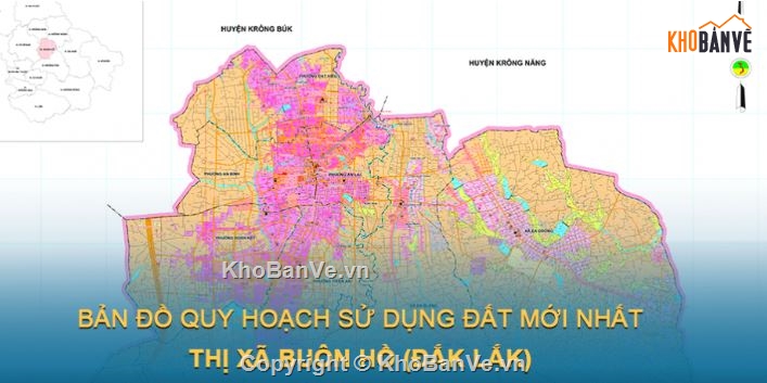 Quy hoạch sử dụng đất 2030,Quy hoạch sử dụng đất đến năm 2030,sử dụng đất Buôn Hồ tỉnh ĐẮK NÔNG