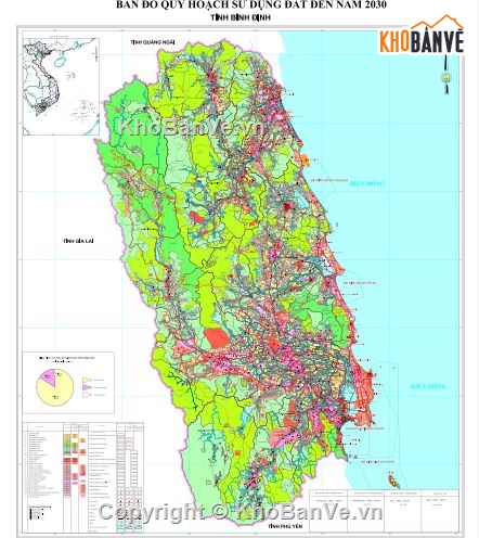 sử dụng đất,Quy hoạch sử dụng đất 2030,sử dụng đất Hoài Ân Bình Định
