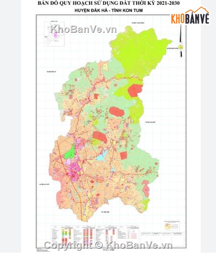 quy hoạch sử dụng đất,quy hoạch đất,sử dụng đất huyện dak hà Kon Tum