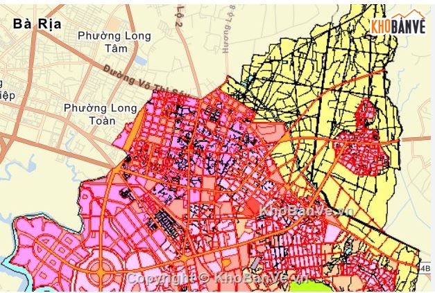 sử dụng đất,sử dụng đất huyện Long Điền,quy hoạch sử dụng đất