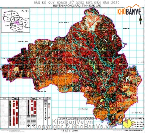 Quy hoạch sử dụng đất 2030,sử dụng đất Krong Pắk,Krong Pắk tỉnh ĐẮK NÔNG
