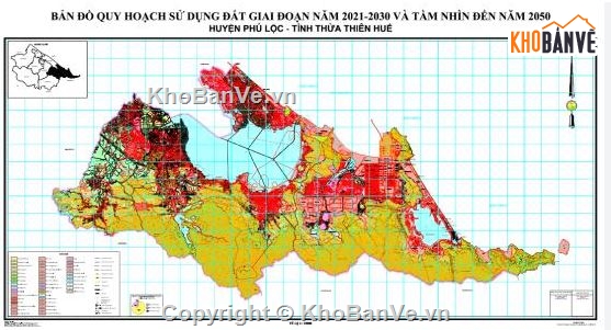 Quy hoạch sử dụng đất 2030,sử dụng đất Phú Lộc Thừa Thiên Huế,sử dụng đất Phú Lộc