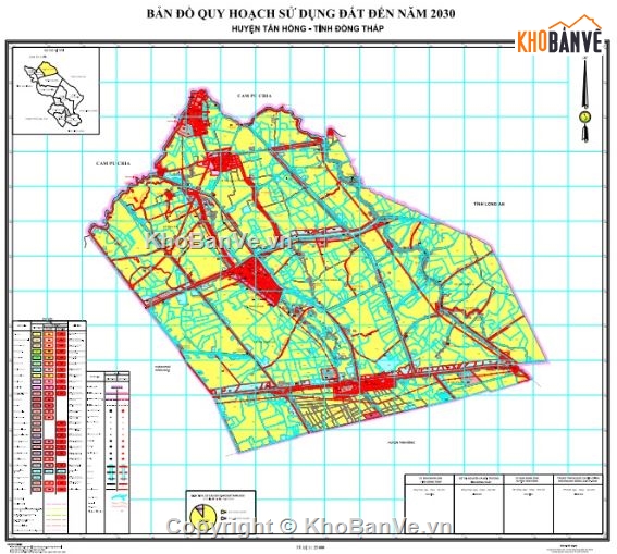 Quy hoạch sử dụng đất 2030,sử dụng đất,sử dụng đất Tân Hồng Đồng Tháp