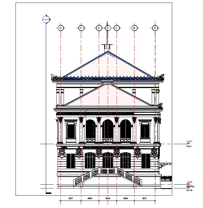 Revit bưu điện,trung tâm bưu điện,file bản vẽ bưu điện,kiến trúc bưu điện,thiết kế bưu điện revit