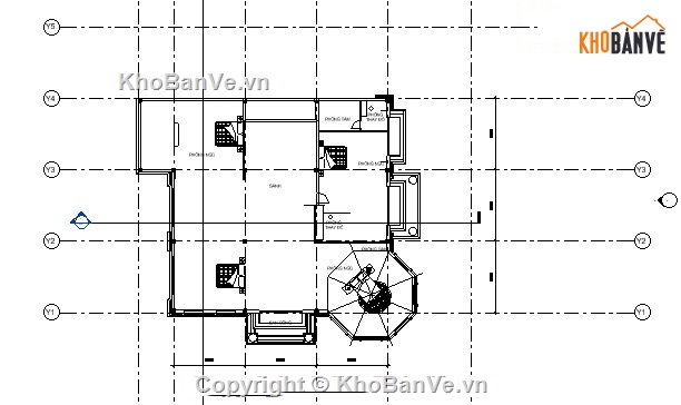 Bản vẽ BT 4 tầng,revit biệt thự,biệt thự 4 tầng có tầng hầm,Revit biệt thự 4 tầng