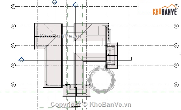 Bản vẽ BT 4 tầng,revit biệt thự,biệt thự 4 tầng có tầng hầm,Revit biệt thự 4 tầng