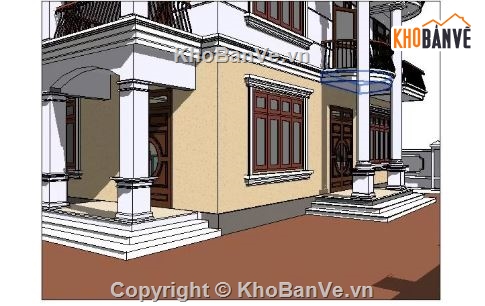 biệt thự 3 tầng,Biệt thự,revit biệt thự 3 tầng,file revit biệt thự 3 tầng