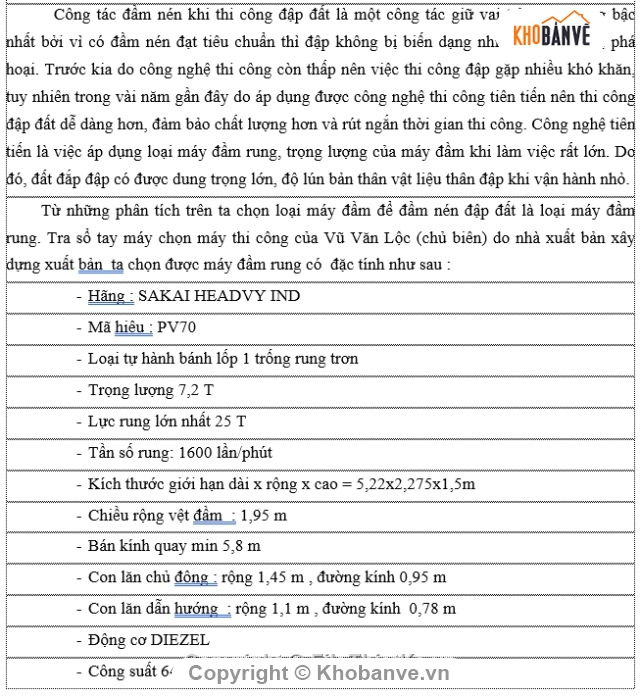 Thi công 2,đại học thuỷ lợi,đồ án môn học,đề 43 thi công 2,Đồ án thi công hồ chứa nước sông,công trình hồ chứa nước