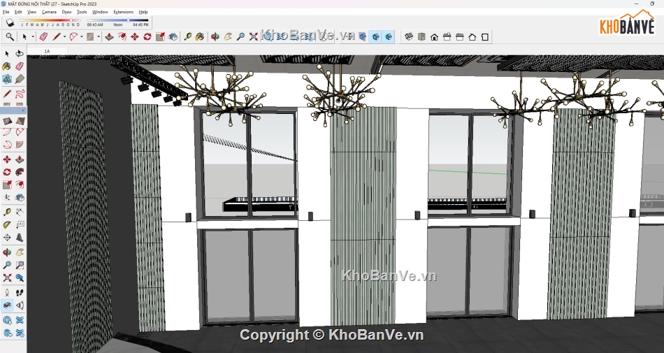 sân khấu nhà hàng tiệc cưới,sân khấu nhà hàng,file sketchup sân khấu sự kiện