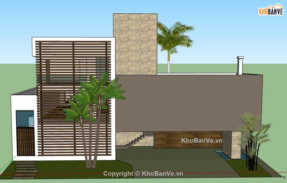 biệt thự 2 tầng,model su biệt thự 2 tầng,biệt thự 2 tầng file su,file sketchup biệt thự 2 tầng,biệt thự 2 tầng sketchup