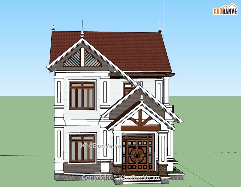 biệt thự 2 tầng,file sketchup biệt thự 2 tầng,biệt thự 2 tầng model su,sketchup biệt thự 2 tầng,biệt thự 2 tầng file su