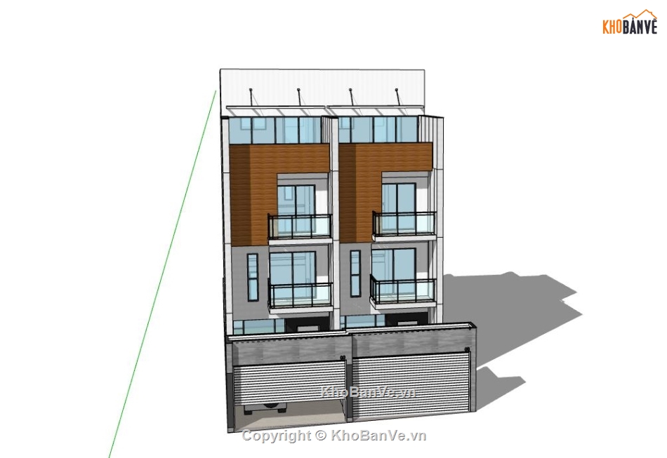 Biệt thự 3 tầng,model su biệt thự 3 tầng,file su biệt thự 3 tầng