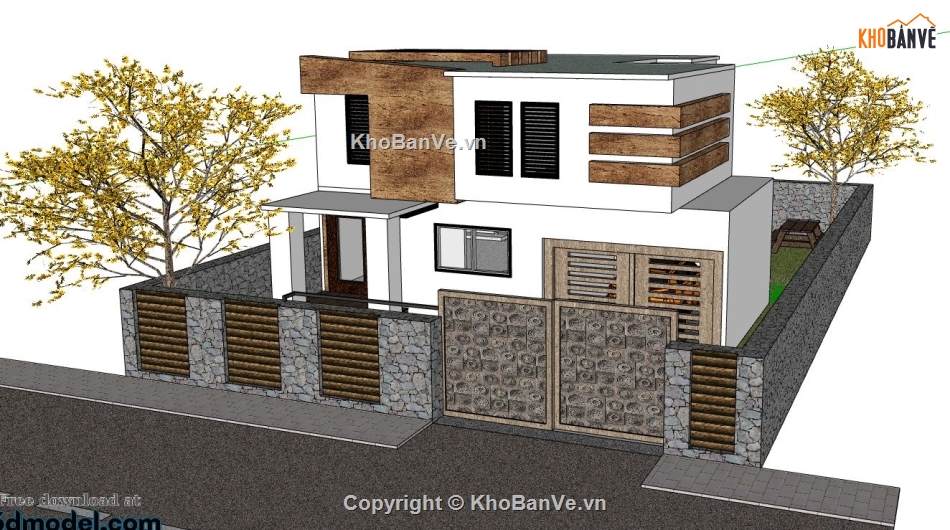 mẫu nhà phố 2 tầng,model su nhà phố 2 tầng,thiết kế nhà phố 2 tầng