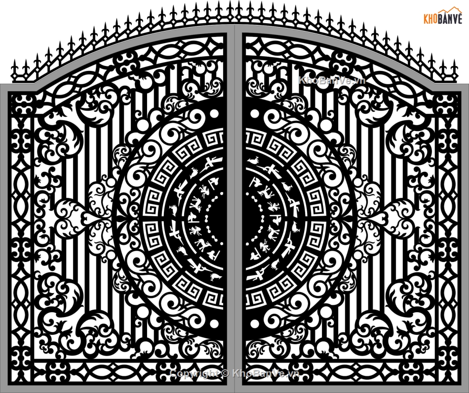 file cnc cổng 2 cánh,file cnc trống đồng,trống đồng,file cổng cnc