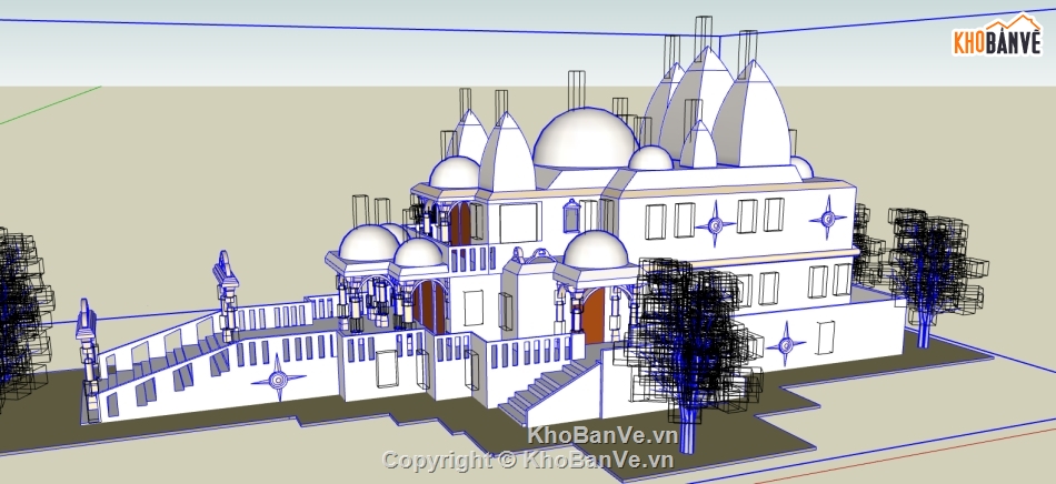 cung điện file su,model su cung điện,file su cung điện,file sketchup cung điện,model sketchup cung điện