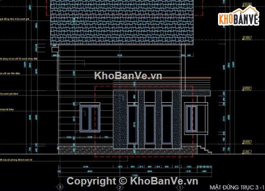 biệt thự 2 tầng,cad biệt thự 2 tầng,file cad biệt thự 2 tầng