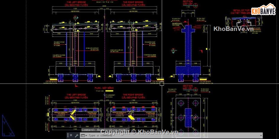 cầu dầm,file cầu dầm,bản vẽ cầu dầm