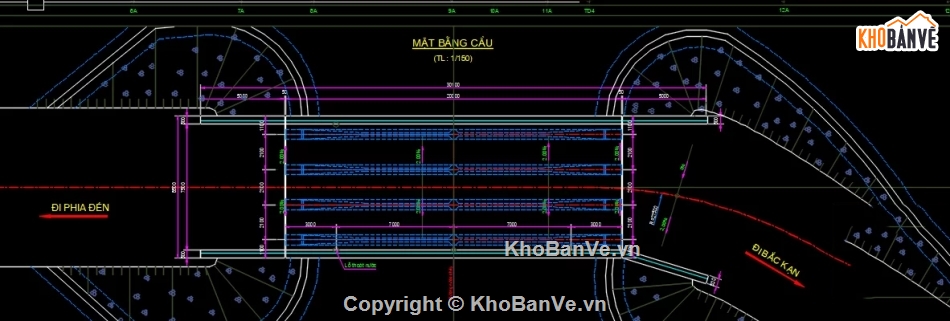 cầu dầm,cad dầm,cầu dầm I,dầm DUL