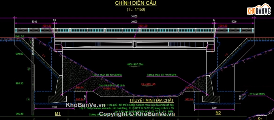 cầu dầm,cad dầm,cầu dầm I,dầm DUL