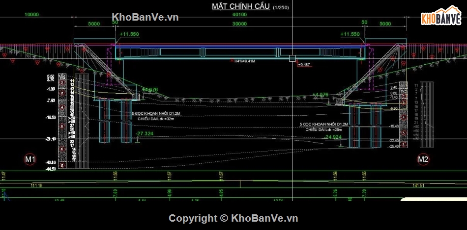 cầu dầm,Bản vẽ dầm,Bản vẽ dầm I,Bản vẽ cầu dầm