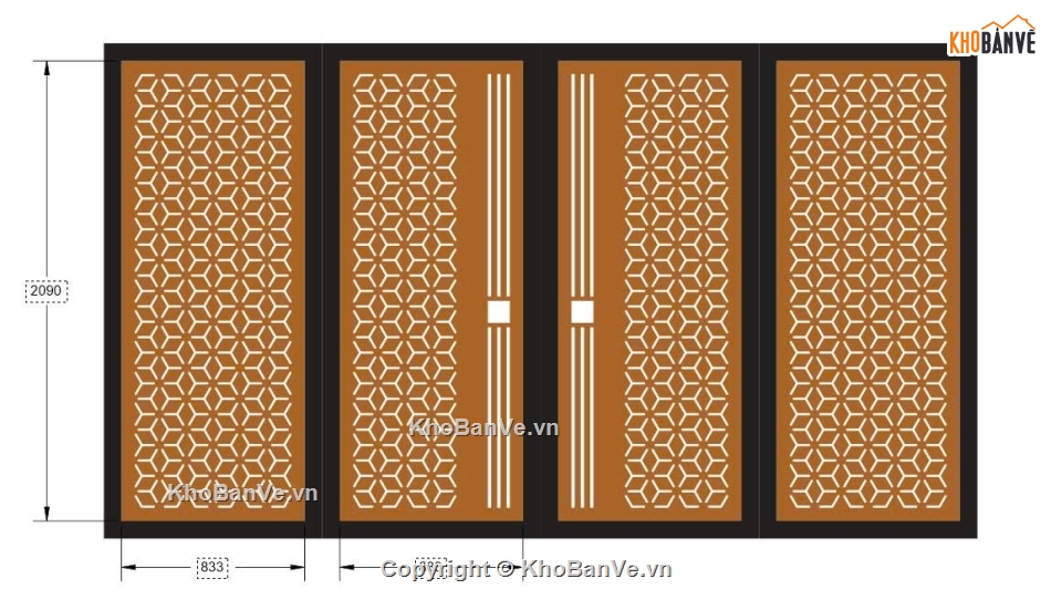 cổng đẹp 4 cánh,Mẫu cổng 4 cánh cnc,file cnc cổng 4 cánh