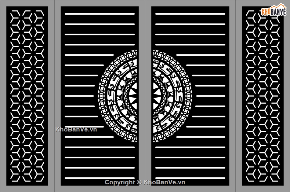 cổng 4 cánh cnc,file cnc cổng 4 cánh,cnc cổng 4 cánh