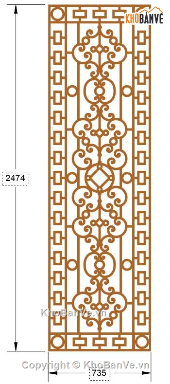 cổng đẹp 4 cánh,Mẫu cổng 4 cánh cnc,file cnc cổng 4 cánh