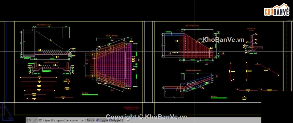 Bản vẽ cống hộp,cống hộp 3x3m,Bản vẽ cad cống hộp