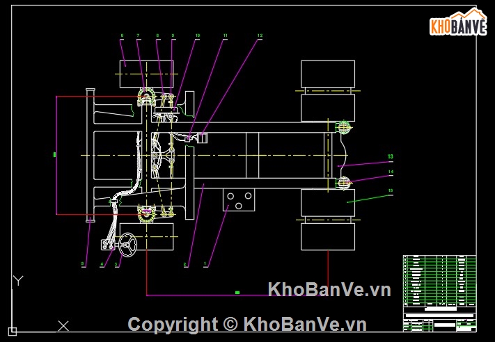 thuyết minh,cad kết cấu,Thiết kế kết cấu,kết cấu,hệ thống lái xe