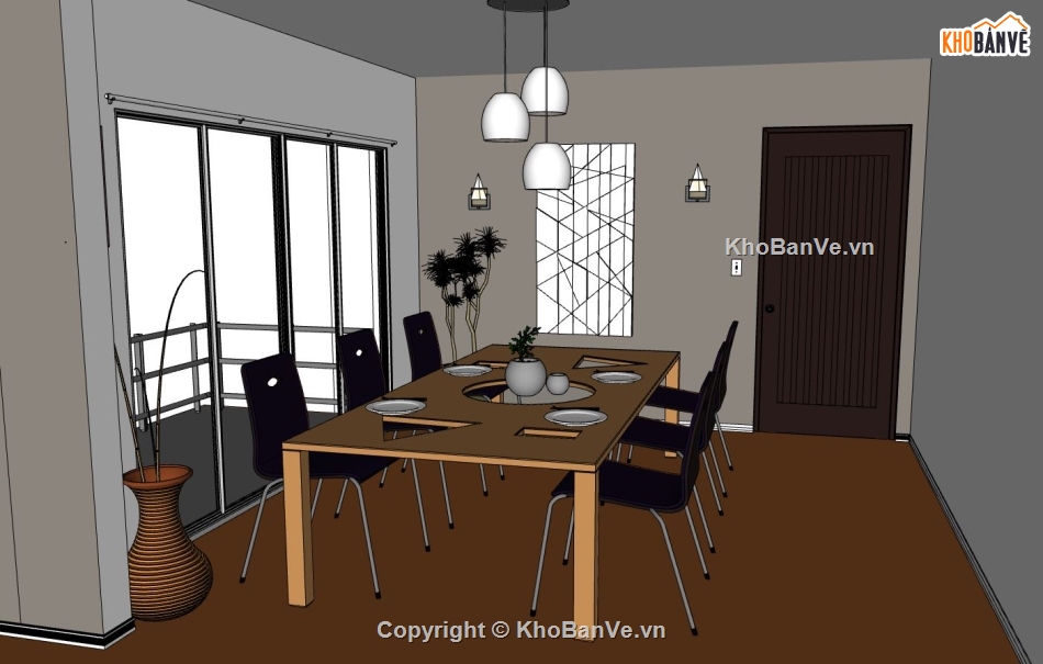 Phòng bếp file sketchup,model su phòng bếp,phòng bếp file sketchup,file sketchup phòng bếp
