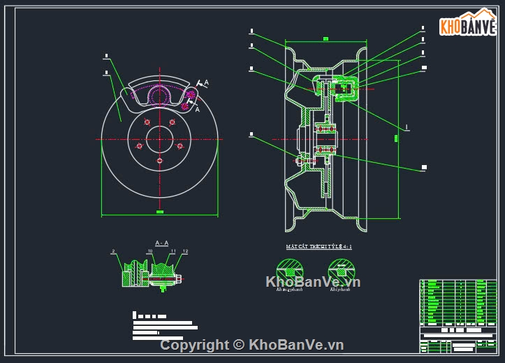 hệ thống phanh,Autocad hệ thống phanh xe,hệ thống phanh xe con,Thiết kế hệ thống phanh xe con 5 chỗ,hệ thống xe,Hệ thống phanh Honda Civic