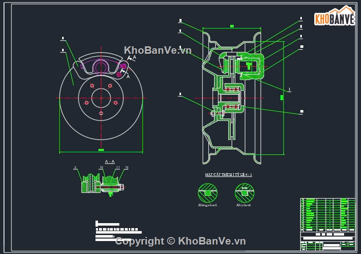 hệ thống phanh,Autocad hệ thống phanh xe,hệ thống phanh xe con,Thiết kế hệ thống phanh xe con 5 chỗ,hệ thống xe,Hệ thống phanh Honda Civic